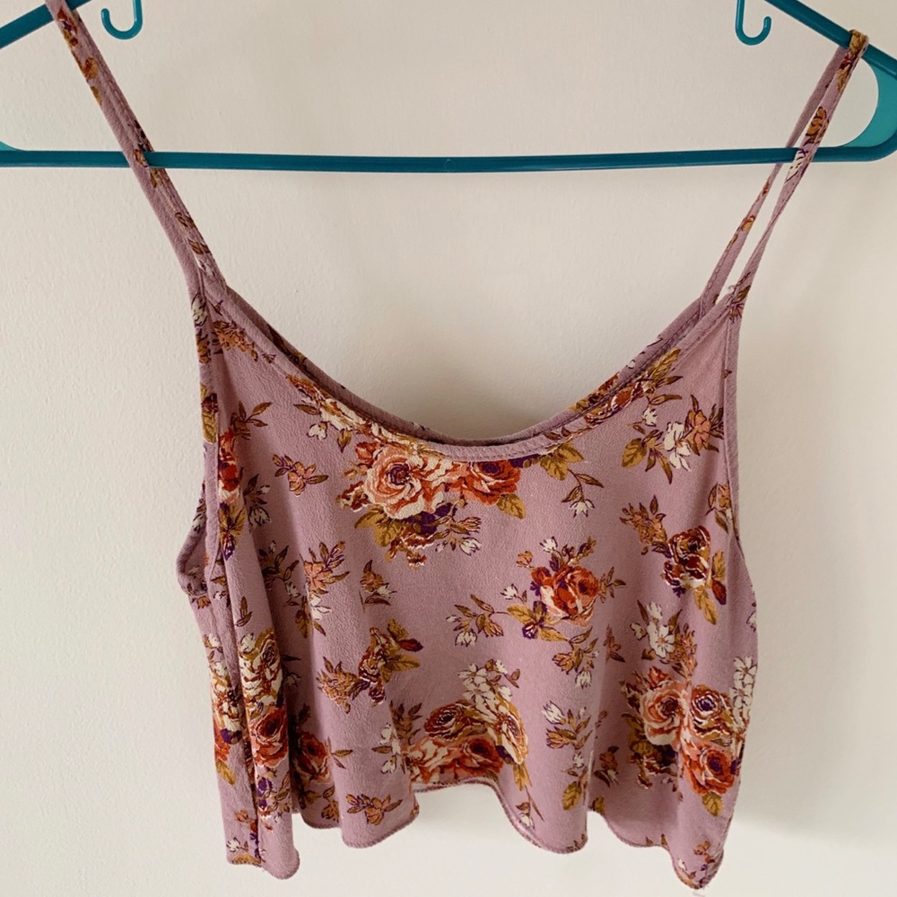 Floral crop top
